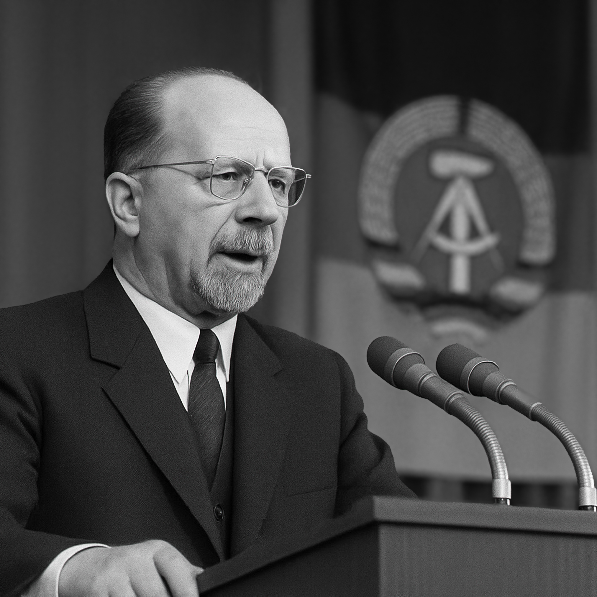 Walter Ulbricht mesterséges intelligenciával készített képe